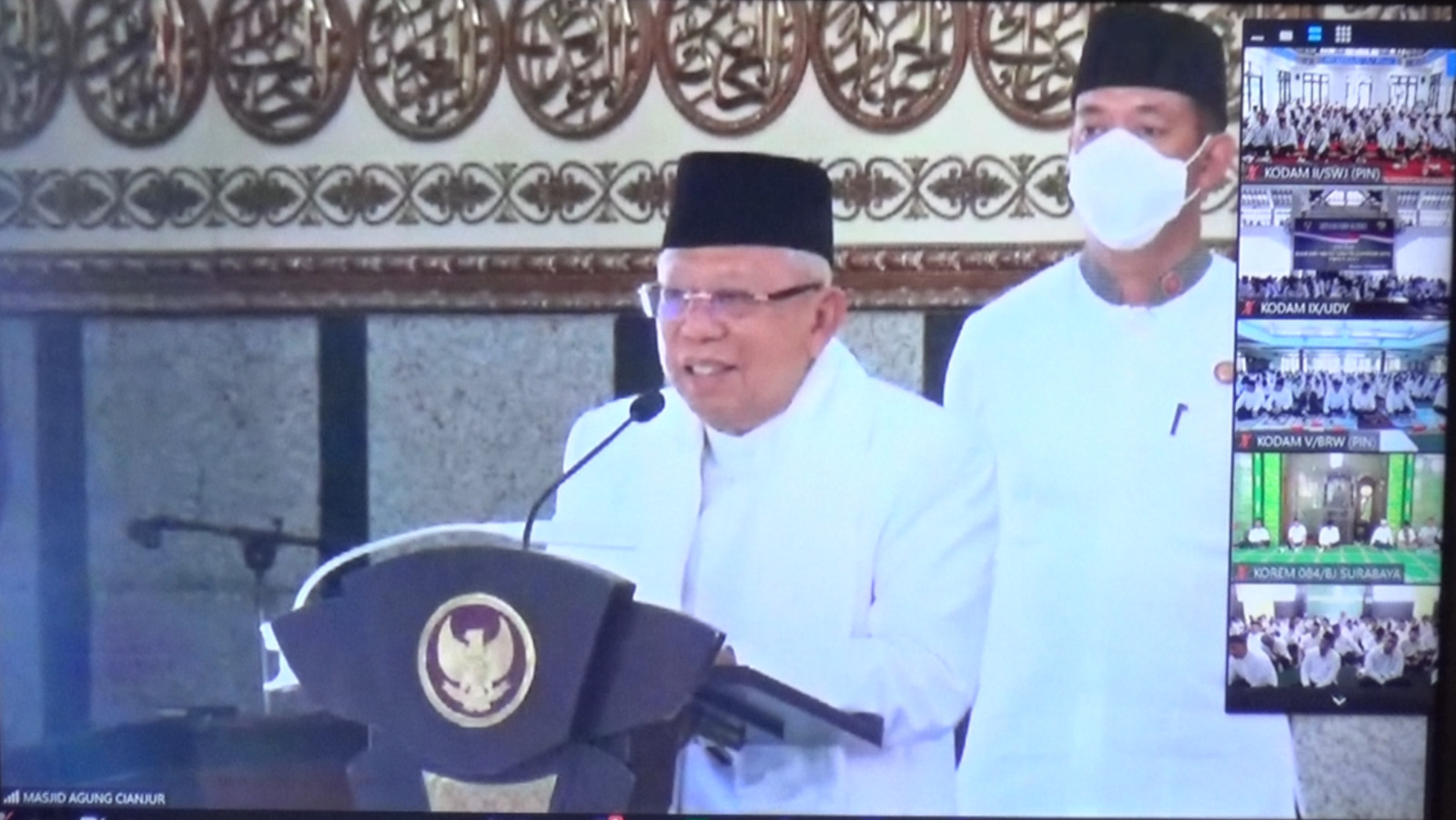 Pangdam Ii Sriwijaya Ikuti Istighatsah Kubra Peringatan Isra Miraj